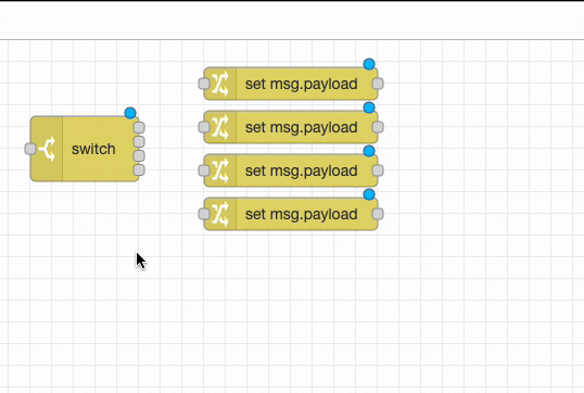 "Linking multiple inputs and outputs in one command"